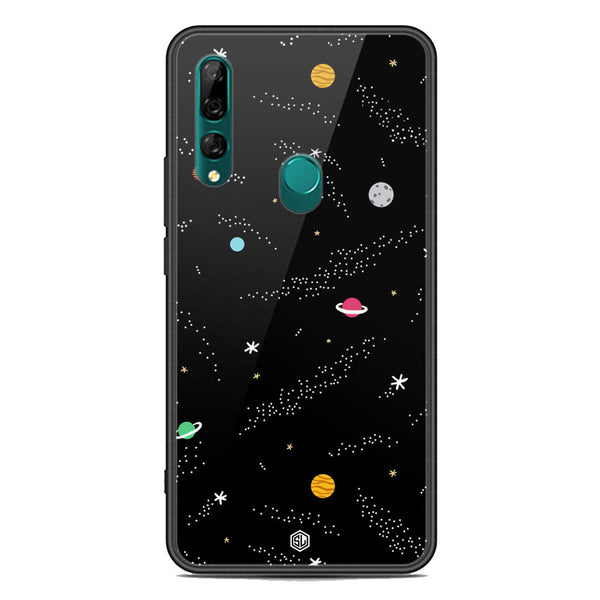 Space Series Soft Phone Case - Premium Glass Case - Design 2 - Huawei Y9 Prime 2019