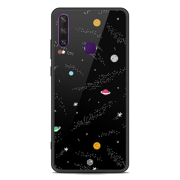 Space Series Soft Phone Case - Premium Glass Case - Design 2 - Huawei Y6p