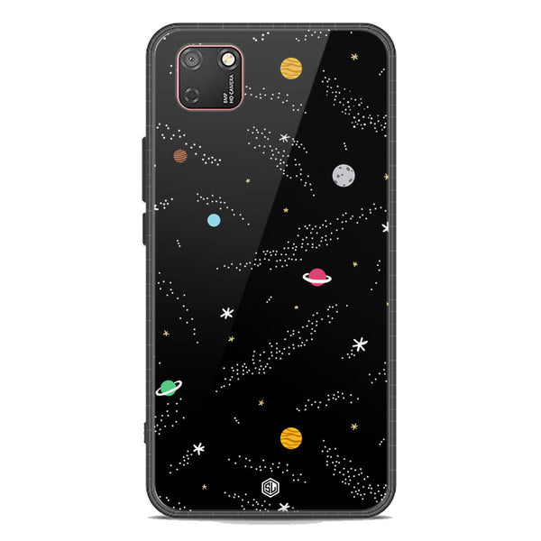 Space Series Soft Phone Case - Premium Glass Case - Design 2 - Huawei Y5p