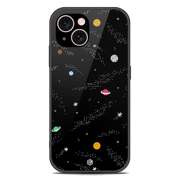 Space Series Soft Phone Case - Premium Glass Case - Design 2 - iPhone 15