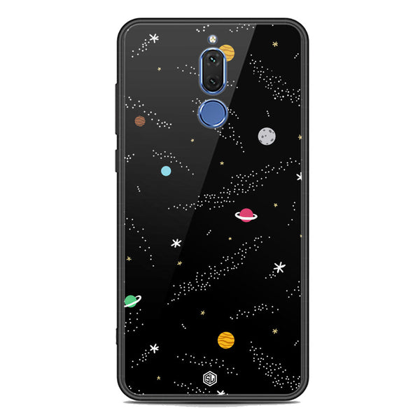 Space Series Soft Phone Case - Premium Glass Case - Design 2 - Huawei Mate 10 Lite