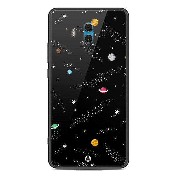 Space Series Soft Phone Case - Premium Glass Case - Design 2 - Huawei Mate 10