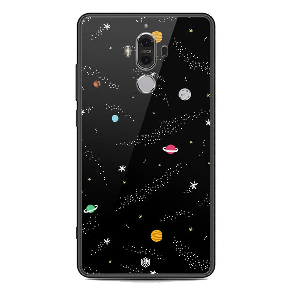 Space Series Soft Phone Case - Premium Glass Case - Design 2 - Huawei Mate 9