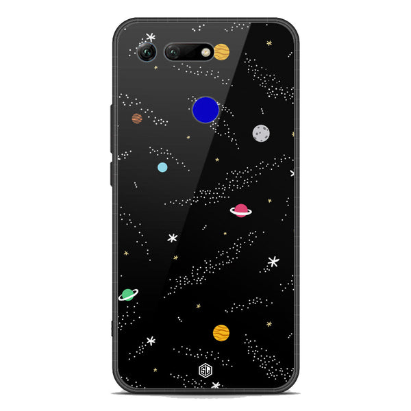 Space Series Soft Phone Case - Premium Glass Case - Design 2 - Huawei Honor View 20