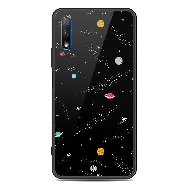 Space Series Soft Phone Case - Premium Glass Case - Design 2 - Honor 9x
