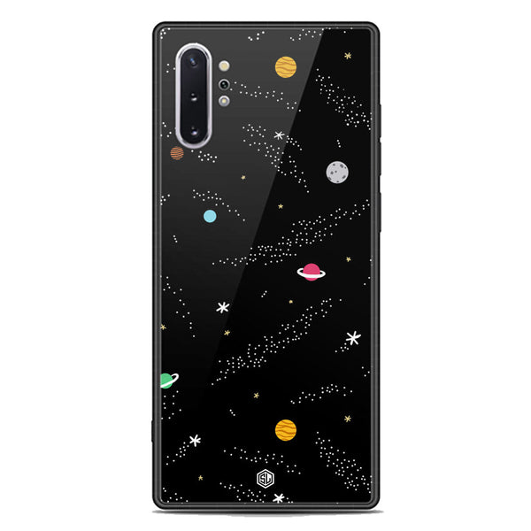 Space Series Soft Phone Case - Premium Glass Case - Design 2 - Samsung Galaxy Note 10 Plus