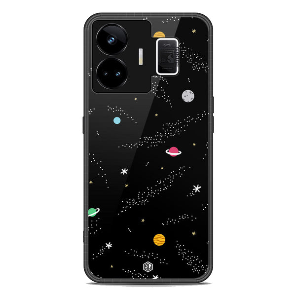 Space Series Soft Phone Case - Premium Glass Case - Design 2 - Realme GT Neo 5