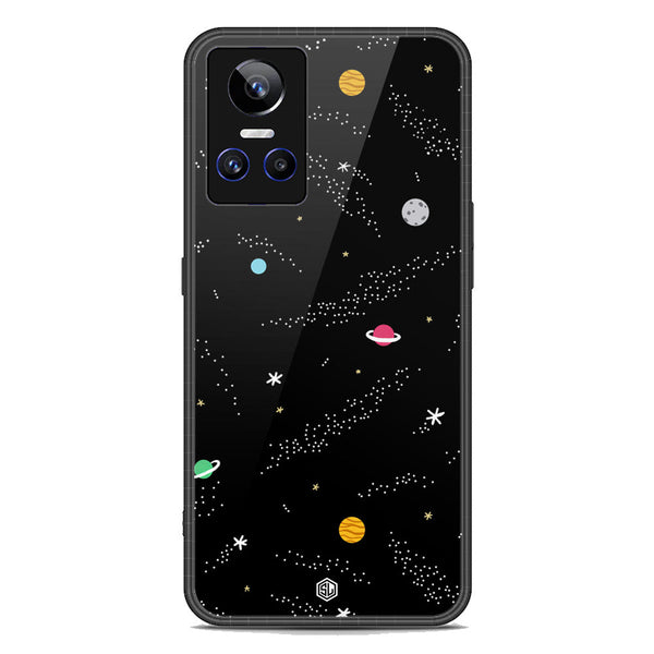 Space Series Soft Phone Case - Premium Glass Case - Design 2 - Realme GT Neo 3