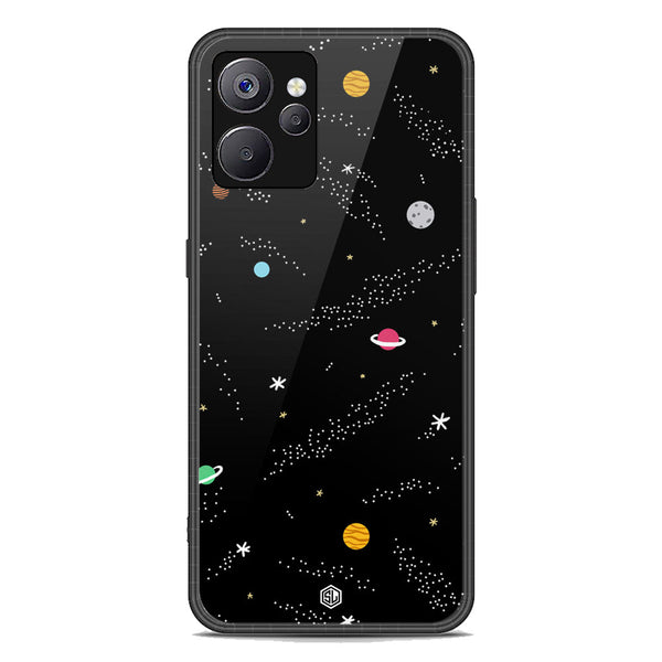 Space Series Soft Phone Case - Premium Glass Case - Design 2 - Realme 10T