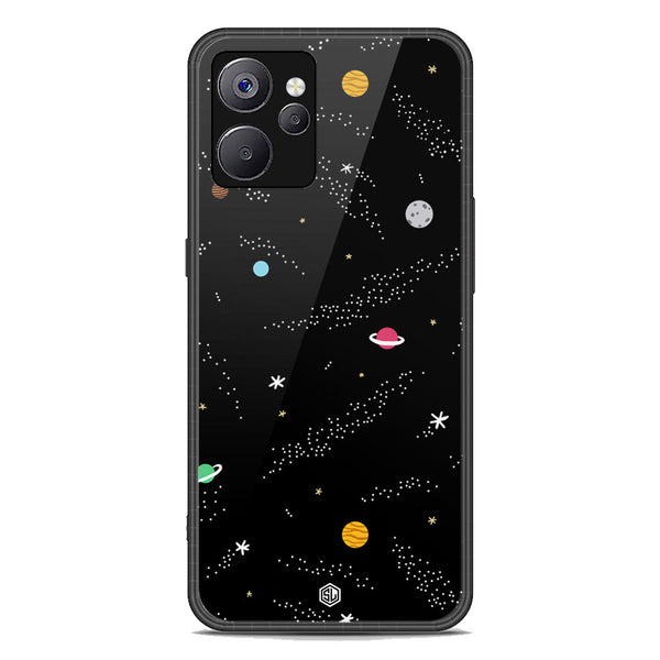 Space Series Soft Phone Case - Premium Glass Case - Design 2 - Realme 9i 5G