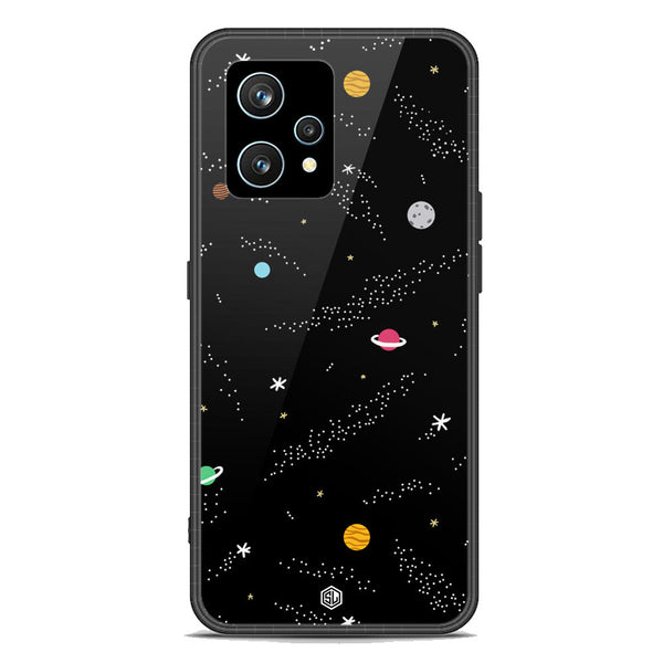 Space Series Soft Phone Case - Premium Glass Case - Design 2 - Realme 9 4G