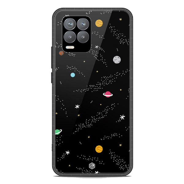 Space Series Soft Phone Case - Premium Glass Case - Design 2 - Realme 8