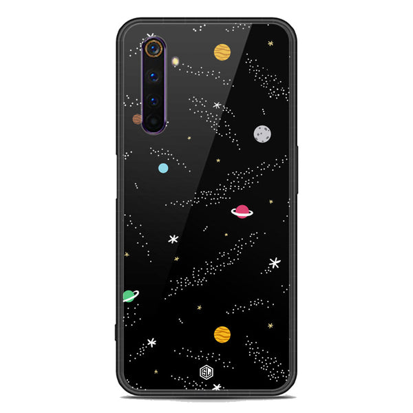 Space Series Soft Phone Case - Premium Glass Case - Design 2 - Realme 6 Pro