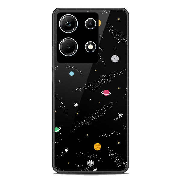 Space Series Soft Phone Case - Premium Glass Case - Design 2 - Infinix Note 30
