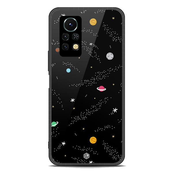 Space Series Soft Phone Case - Premium Glass Case - Design 2 - Infinix Note 11s