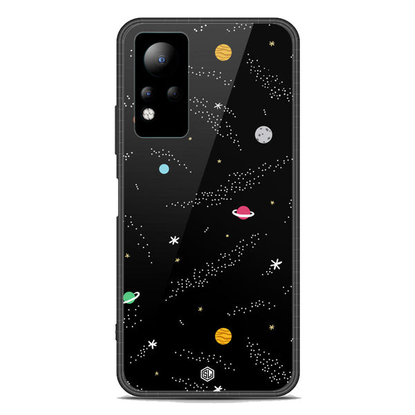 Space Series Soft Phone Case - Premium Glass Case - Design 2 - Infinix Note 11