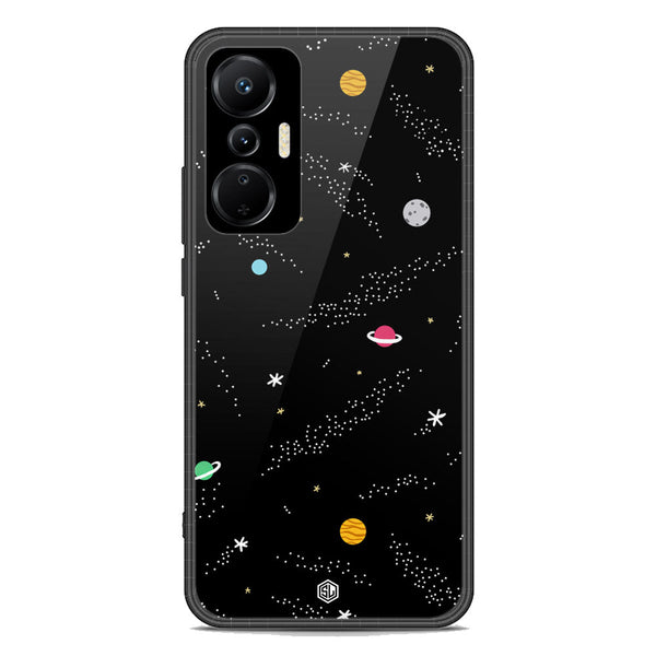Space Series Soft Phone Case - Premium Glass Case - Design 2 - Infinix Hot 20S