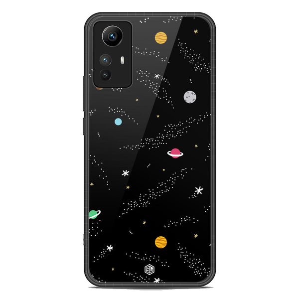 Space Series Soft Phone Case - Premium Glass Case - Design 2 - Xiaomi Redmi Note 12S