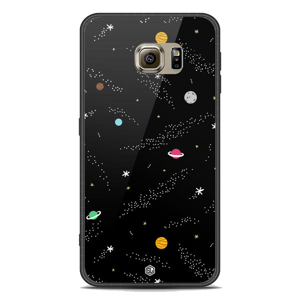 Space Series Soft Phone Case - Acrylic Case - Design 2 - - Samsung Galaxy S6