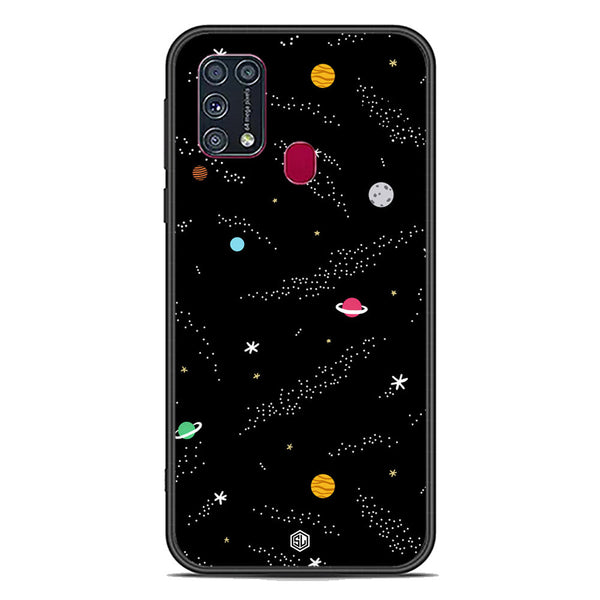 Space Series Soft Phone Case - Premium Glass Case - Design 2 - Samsung Galaxy M31