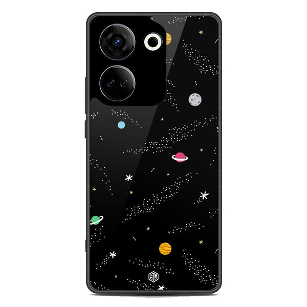 Space Series Soft Phone Case - Metal Case - Design 2 - Tecno Camon 20 Pro