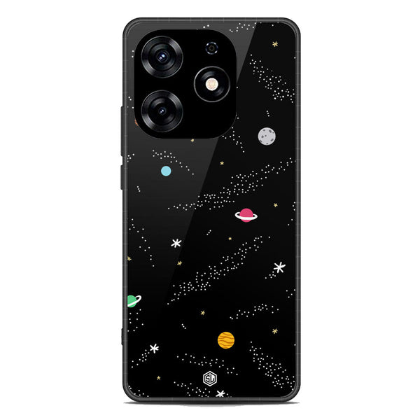 Space Series Soft Phone Case - Metal Case - Design 2 - Tecno Spark 10 Pro