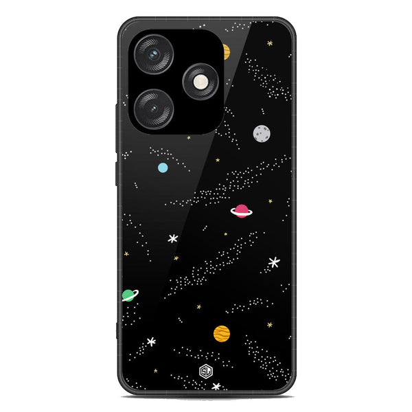 Space Series Soft Phone Case - Metal Case - Design 2 - Tecno Spark 10C