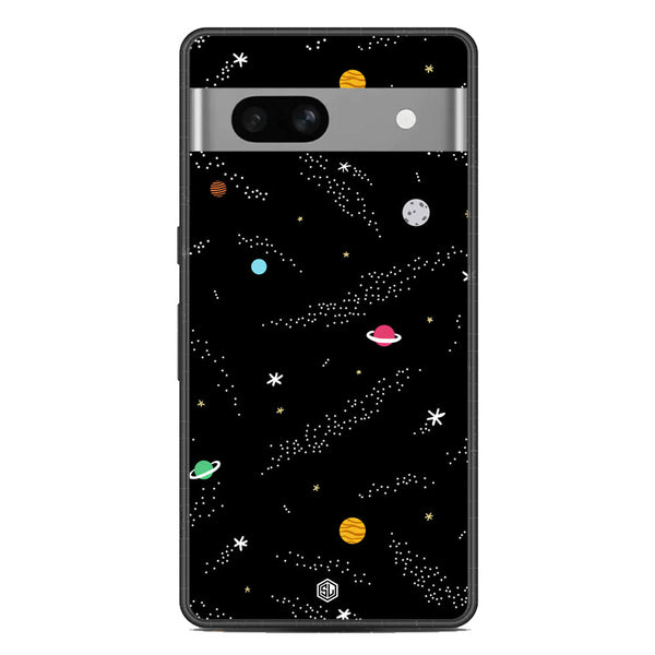 Space Series Soft Phone Case - Metal Case - Design 2 - Google Pixel 7a