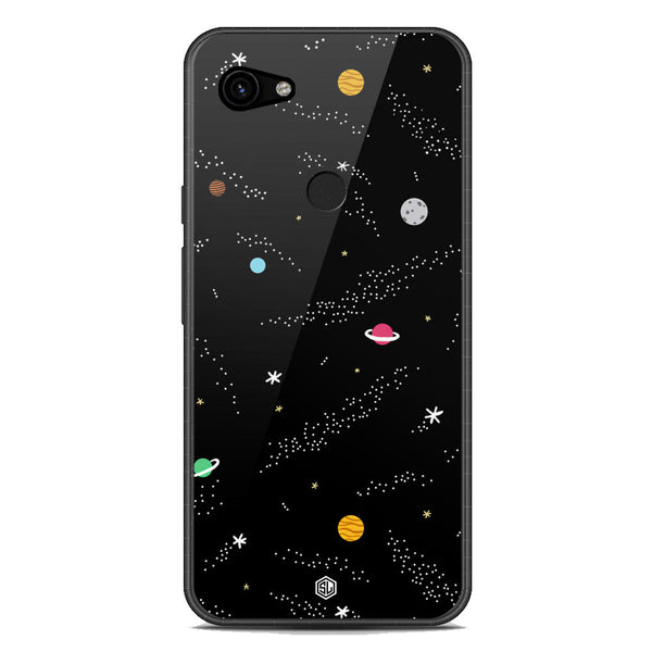 Space Series Soft Phone Case - Metal Case - Design 2 - Google Pixel 3a XL