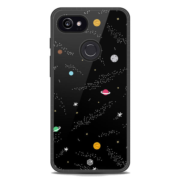 Space Series Soft Phone Case - Metal Case - Design 2 - Google Pixel 2 XL