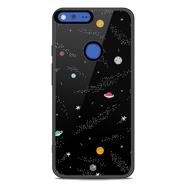 Space Series Soft Phone Case - Metal Case - Design 2 - Google Pixel XL