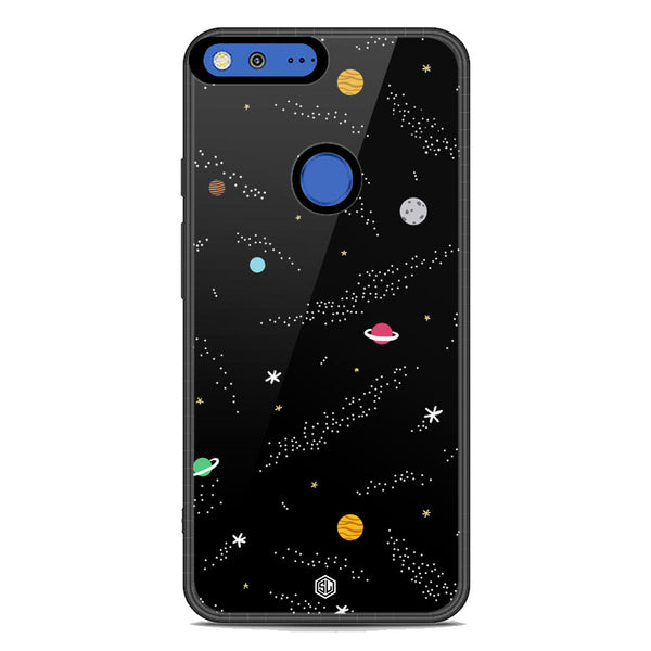 Space Series Soft Phone Case - Metal Case - Design 2 - Google Pixel