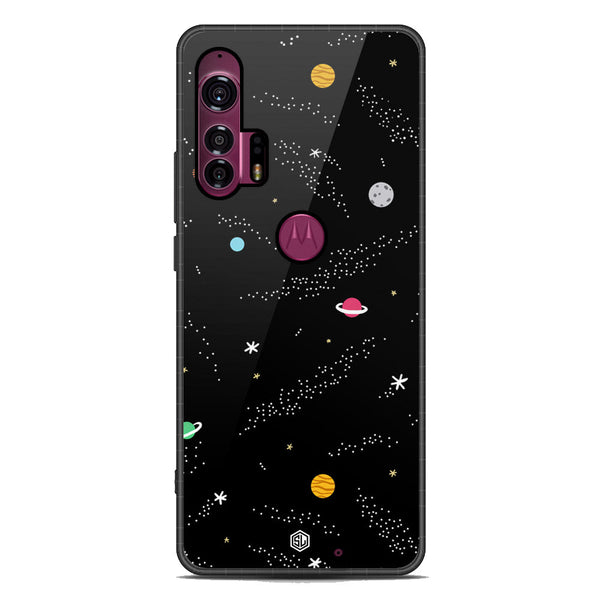 Space Series Soft Phone Case - Metal Case - Design 2 - Motorola Edge Plus (2020)