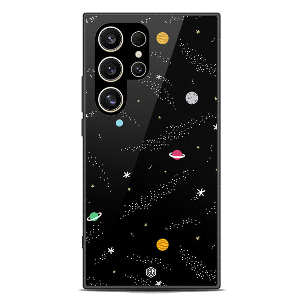 Space Series Soft Phone Case - Premium Glass Case - Design 2 - Samsung Galaxy S24 Ultra