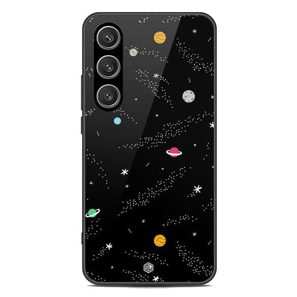Space Series Soft Phone Case - Premium Glass Case - Design 2 - Samsung Galaxy S24 Plus