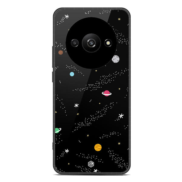 Space Series Soft Phone Case - Premium Glass Case - Design 2 - Xiaomi Redmi A3