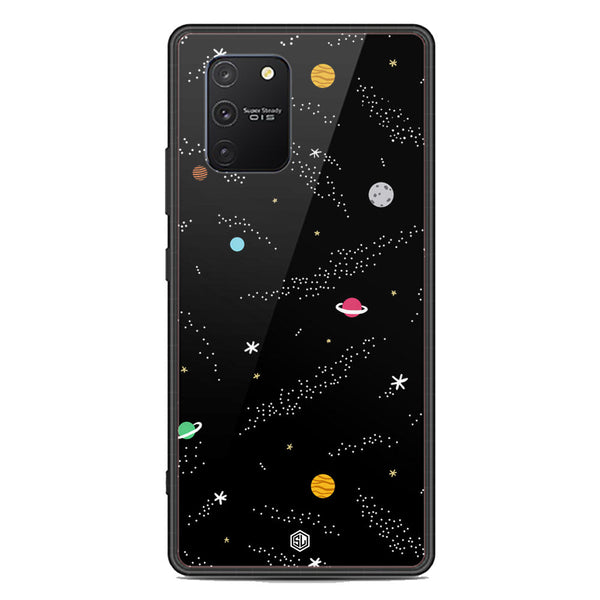 Space Series Soft Phone Case - Premium Glass Case - Design 2 - Samsung Galaxy A91