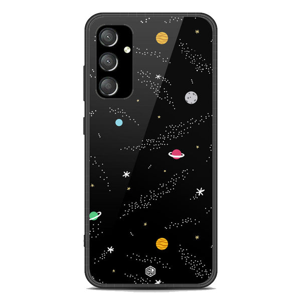 Space Series Soft Phone Case - Premium Glass Case - Design 2 - Samsung Galaxy A54 5G