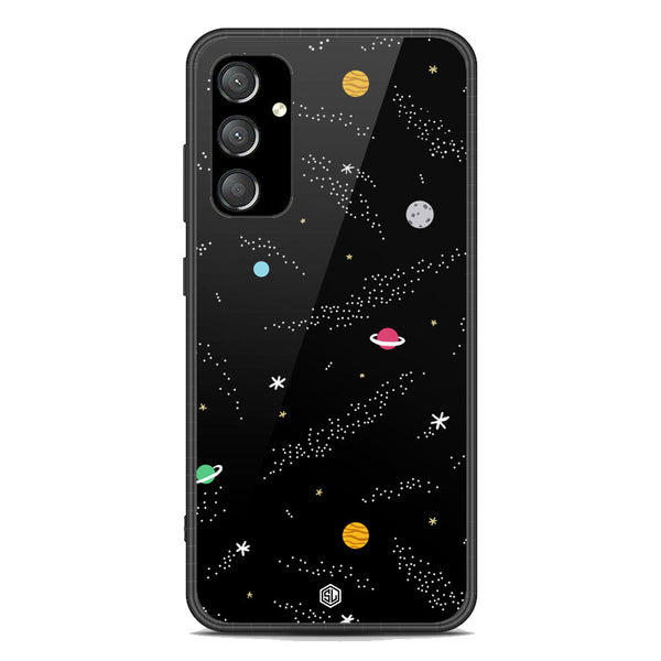Space Series Soft Phone Case - Premium Glass Case - Design 2 - Samsung Galaxy A24 4G