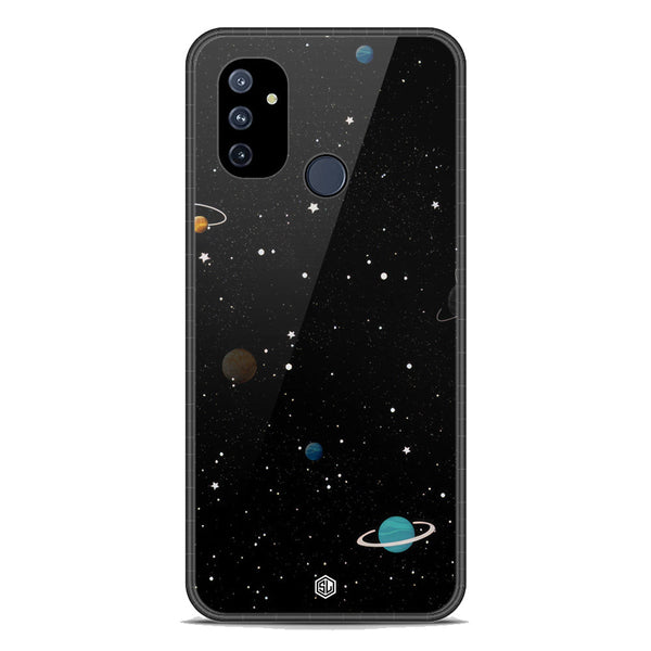 Space Series Soft Phone Case - Premium Glass Case - Design 3 - OnePlus Nord N100