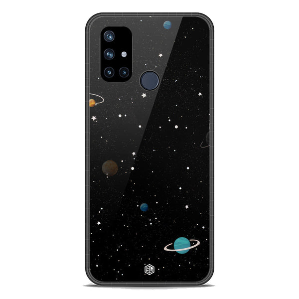 Space Series Soft Phone Case - Premium Glass Case - Design 3 - OnePlus Nord N10 5G