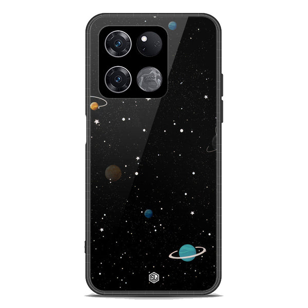 Space Series Soft Phone Case - Premium Glass Case - Design 3 - OnePlus Ace Racing