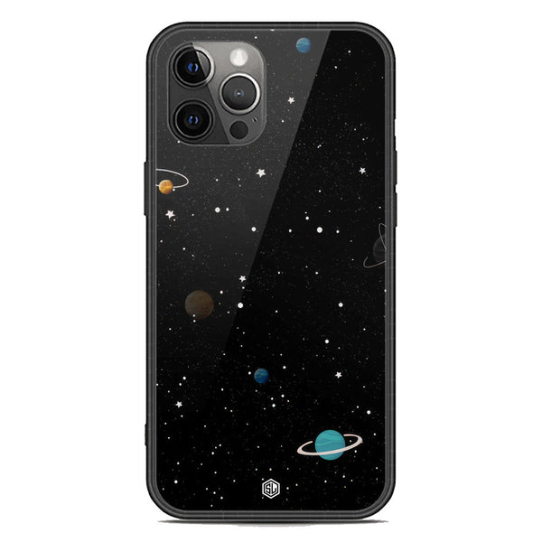 Space Series Soft Phone Case - Premium Glass Case - Design 3 - iPhone 12 Pro Max