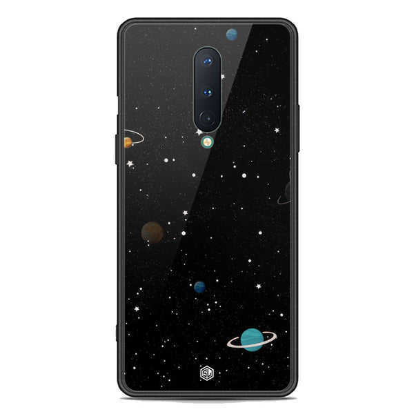 Space Series Soft Phone Case - Premium Glass Case - Design 3 - OnePlus 8 4G