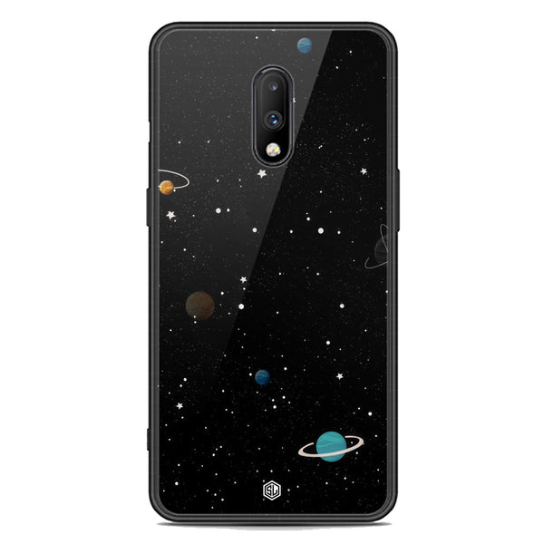 Space Series Soft Phone Case - Premium Glass Case - Design 3 - OnePlus 7