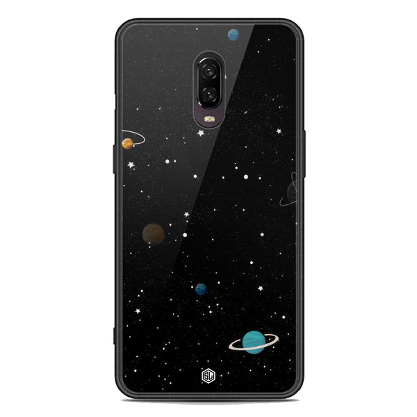 Space Series Soft Phone Case - Premium Glass Case - Design 3 - OnePlus 6T