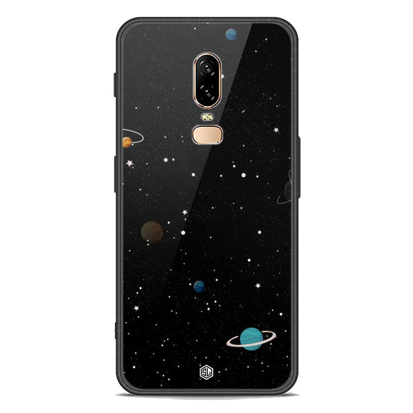 Space Series Soft Phone Case - Premium Glass Case - Design 3 - OnePlus 6