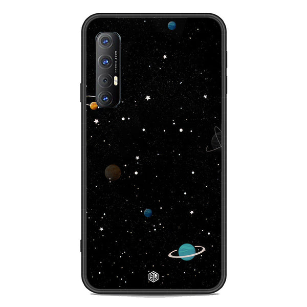 Space Series Soft Phone Case - Premium Glass Case - Design 3 - Oppo Reno 3 Pro