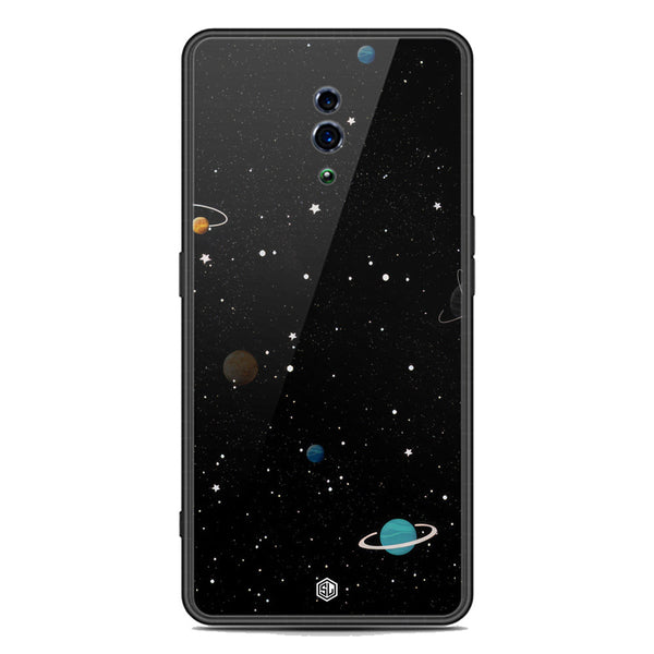 Space Series Soft Phone Case - Premium Glass Case - Design 3 - Oppo Reno