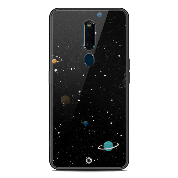 Space Series Soft Phone Case - Premium Glass Case - Design 3 - Oppo R19
